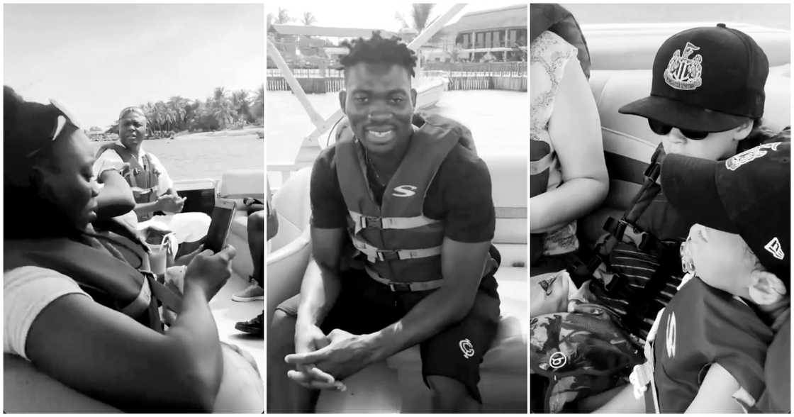 Christian Atsu and his family Christian Atsu and his family