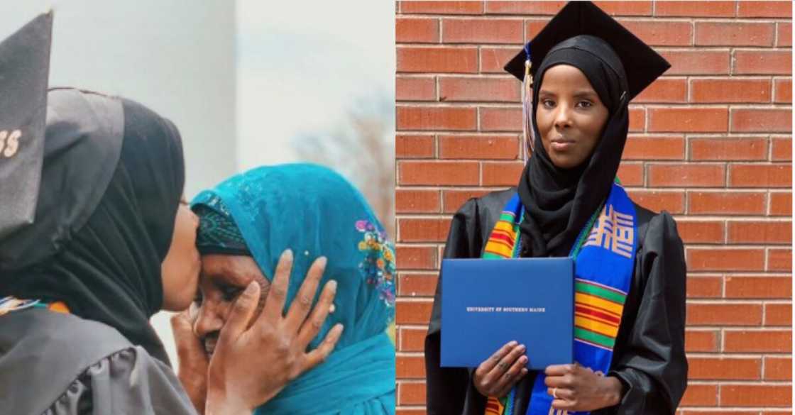 Former refugee born during civil war becomes 1st person to graduate in her family Former refugee born during civil war becomes 1st person to graduate in her family