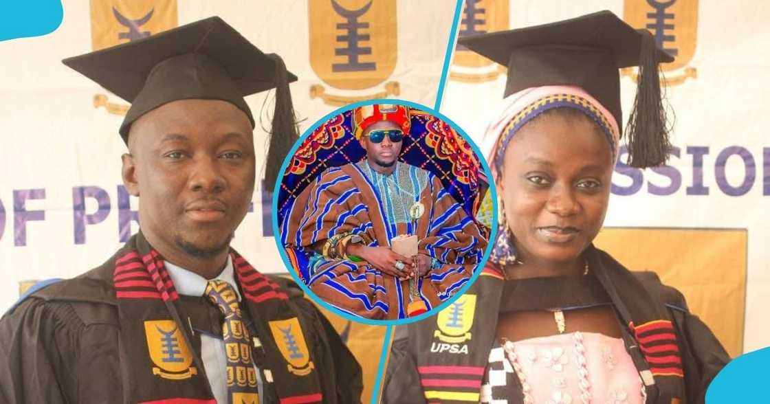 Naa Bapir Mion-Gbaŋlana, Ghanaian prince, master's degrees, UPSA, academic milestone