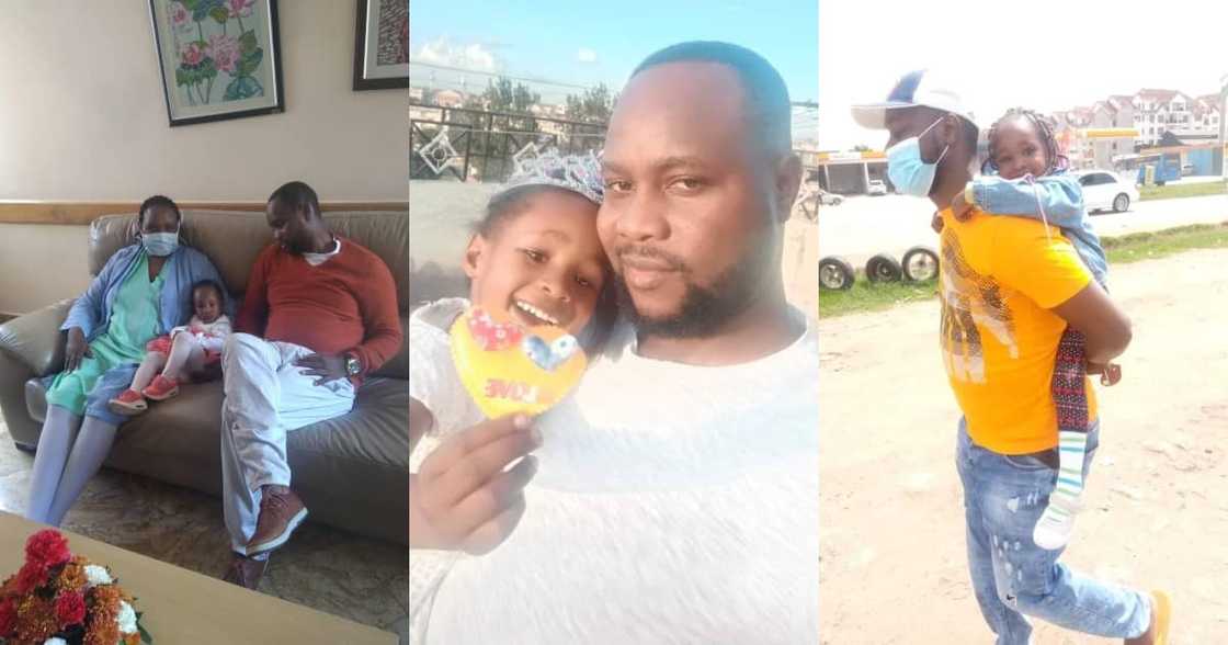 Mikevans Juma, his wife Esther Njoki and daughter Princess. Mikevans Juma, his wife Esther Njoki and daughter Princess.