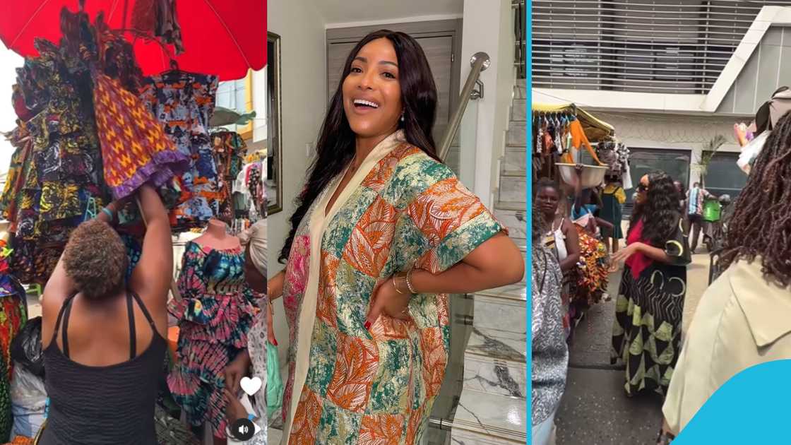 Joselyn Dumas, Ghanaian actresses, social media, roadside vendors, fose, Ghanaians, shopping Joselyn Dumas, Ghanaian actresses, social media, roadside vendors, fose, Ghanaians, shopping