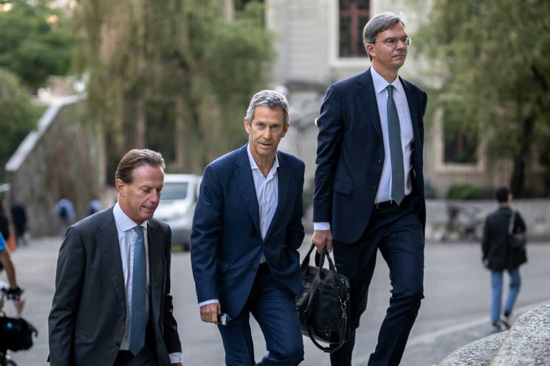 French-Israeli diamond magnate Beny Steinmetz (C) was convicted last year of paying huge bribes to secure mining rights in Guinea French-Israeli diamond magnate Beny Steinmetz (C) was convicted last year of paying huge bribes to secure mining rights in Guinea