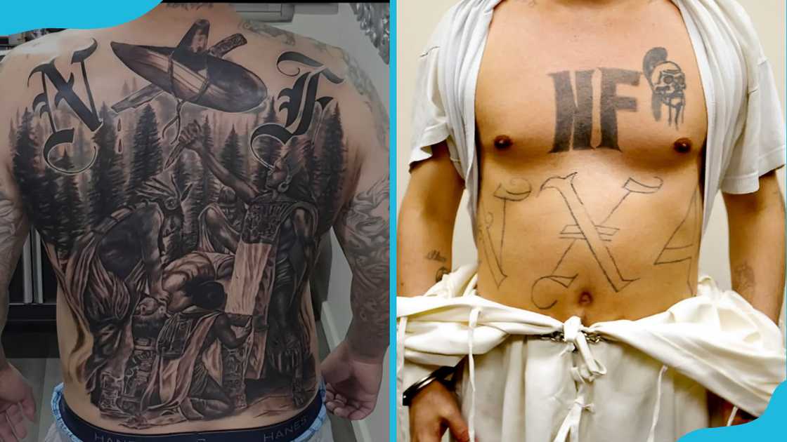 Nuestra Familia (NF) tattoo Nuestra Familia (NF) tattoo