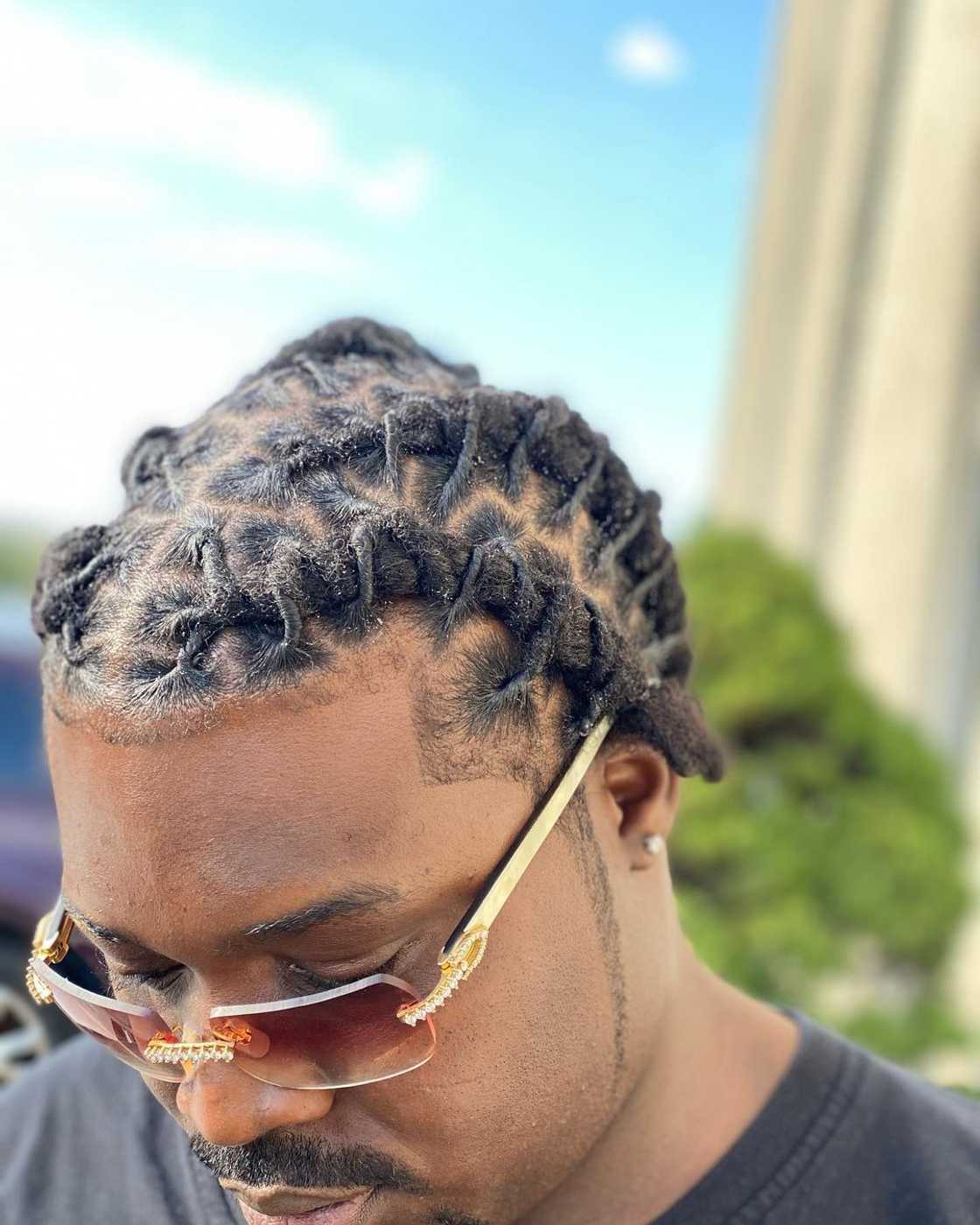 pop smoke braids for men