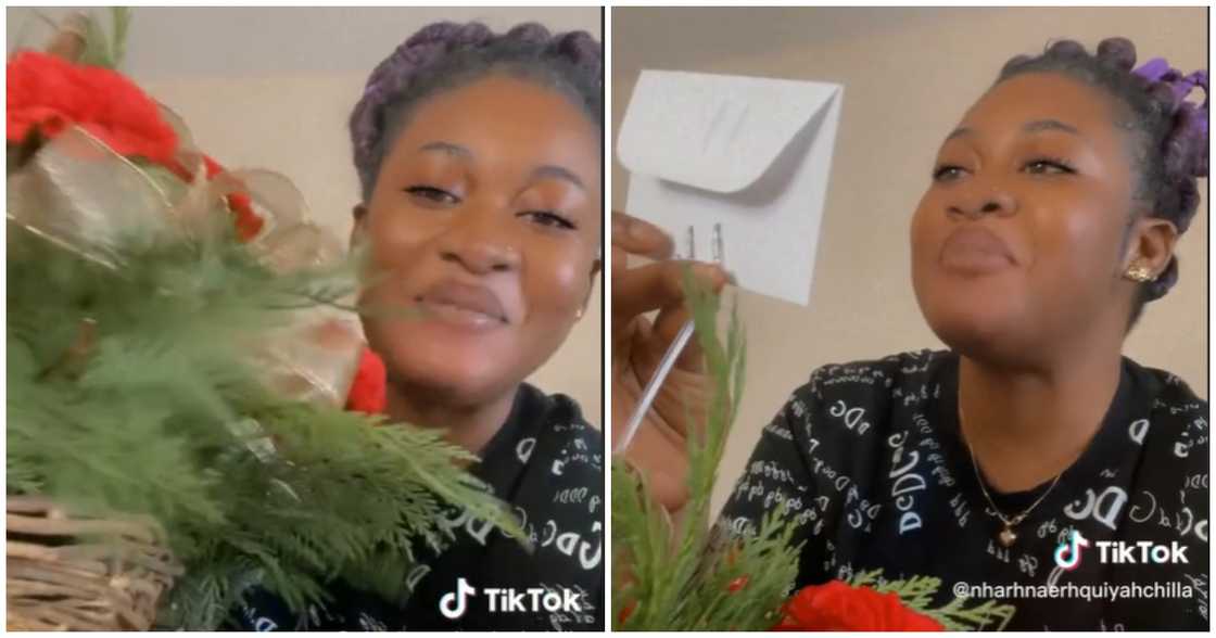 Ghanaian lady complains over Christmas gift her boyfriend bought her Ghanaian lady complains over Christmas gift her boyfriend bought her