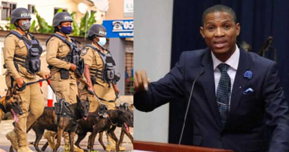 Police at Madina MP Sosu's church to effect arrest Police at Madina MP Sosu's church to effect arrest