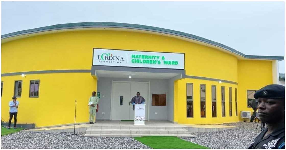 The Lordina Foundation donates a Maternity & Children's Ward