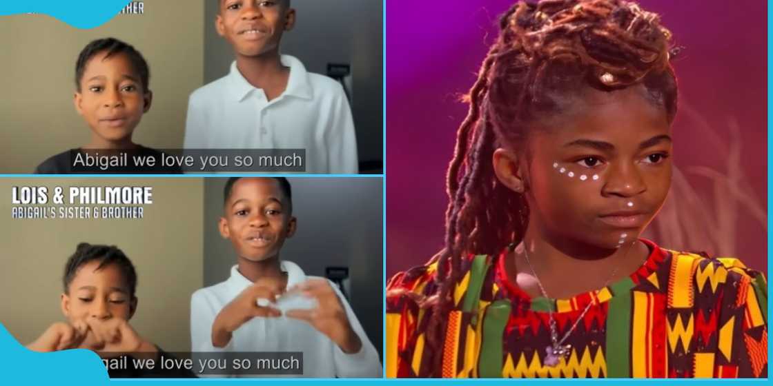 Abigail's siblings celebrate her exploits at BGT Abigail's siblings celebrate her exploits at BGT