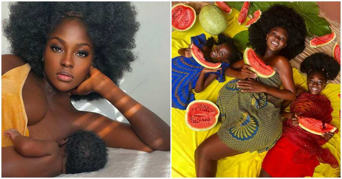 Hamamat and her kids Hamamat and her kids