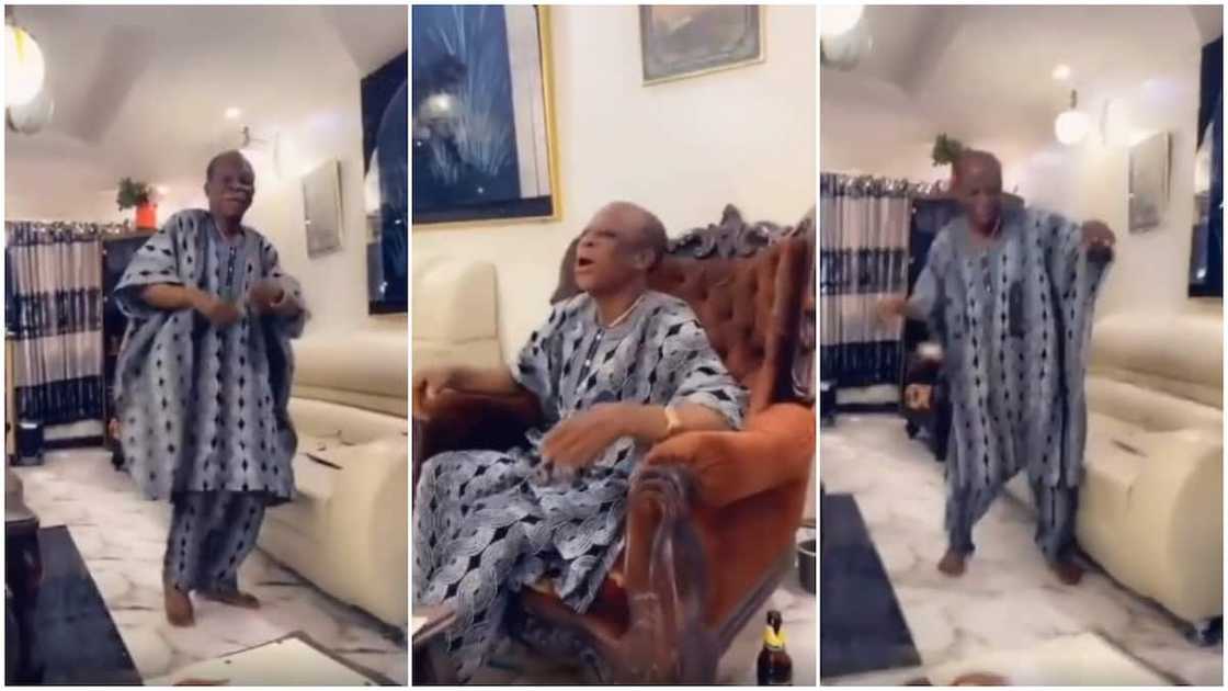 The children laughed while he sang and danced. The children laughed while he sang and danced.