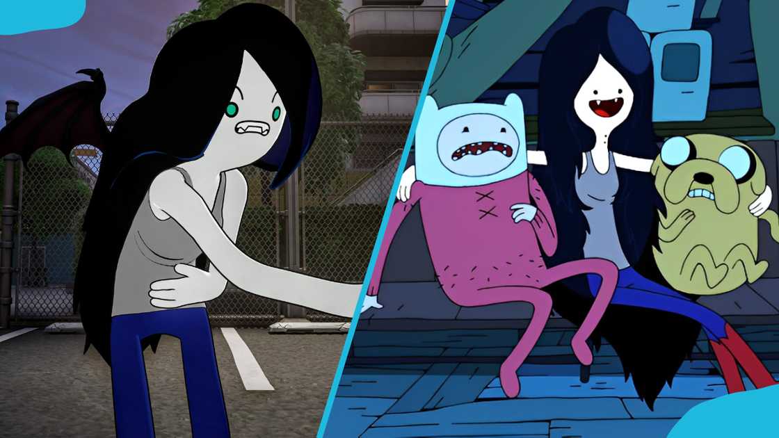Marceline the Vampire Queen from Adventure Time. Marceline the Vampire Queen from Adventure Time.