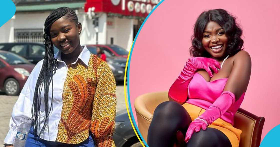 Felicia Osei in a 80's-inspired look Felicia Osei in a 80's-inspired look