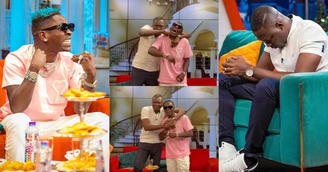 Video of Shatta Wale making peace with Arnold Asamoah after saying he wears 'GHC 2.50 shoe pops up Video of Shatta Wale making peace with Arnold Asamoah after saying he wears 'GHC 2.50 shoe pops up
