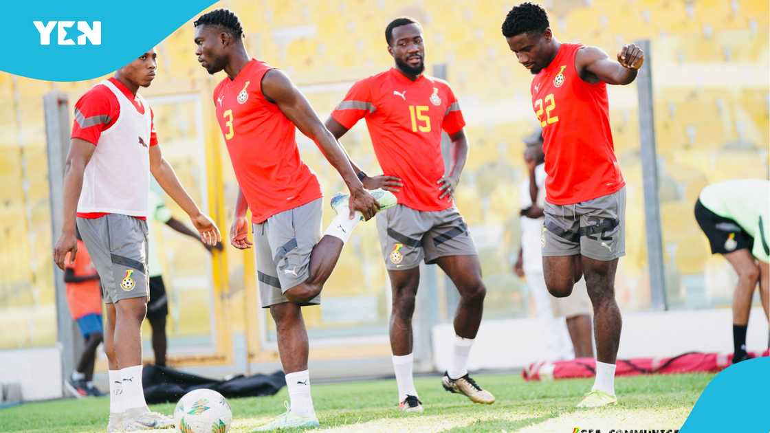 Black Stars train in Accra. Black Stars train in Accra.