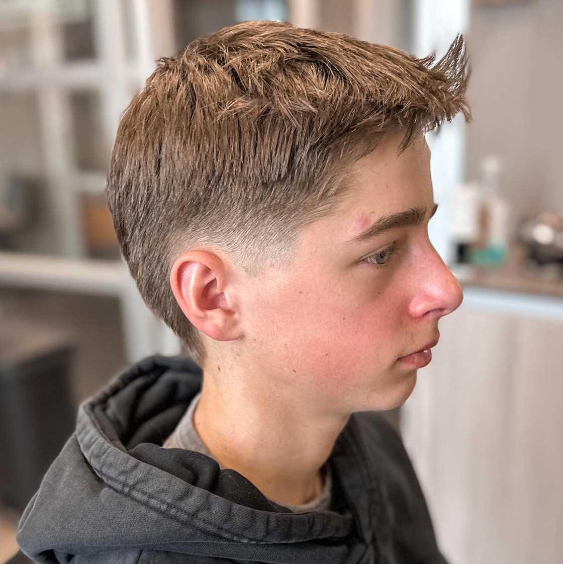 The messy Caesar haircut The messy Caesar haircut