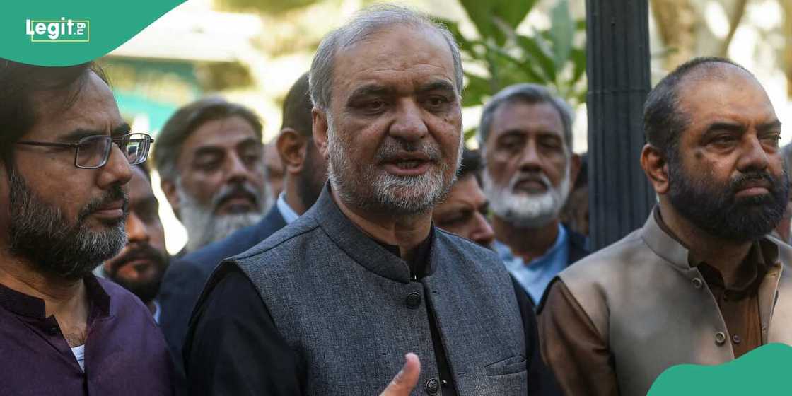 Hafiz Naeem Ur Rehman too a modest leap to step down his victory. Hafiz Naeem Ur Rehman too a modest leap to step down his victory.