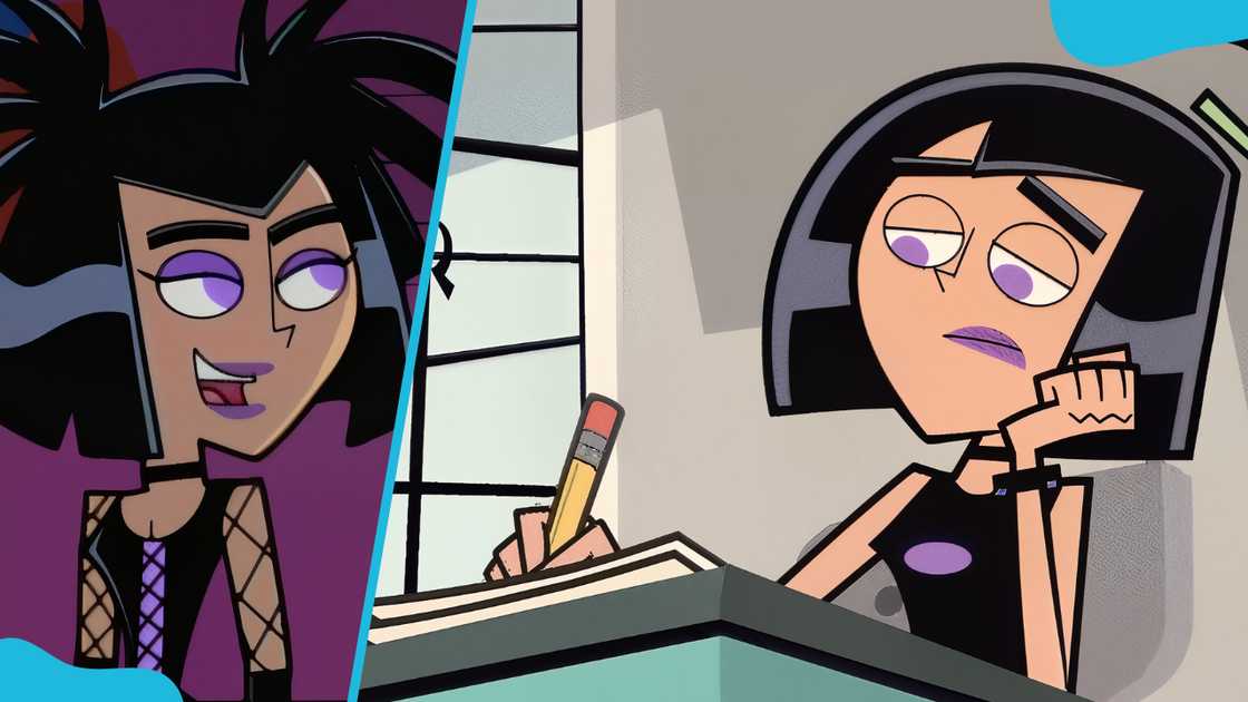 Samantha "Sam" Manson from the Danny Phantom TV show. Samantha "Sam" Manson from the Danny Phantom TV show.