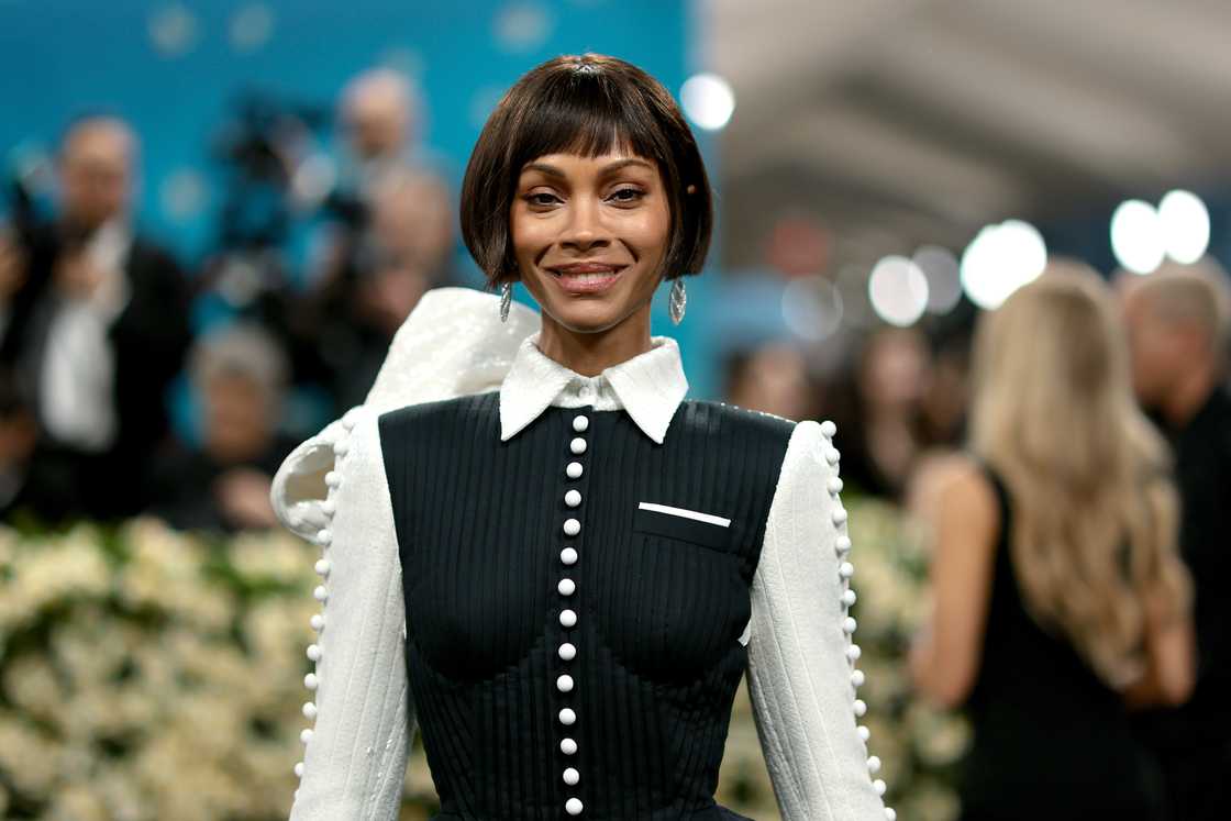 Zoe Saldaña attends the 2025 Met Gala Celebrating
"Superfine: Tailoring Black Style" Zoe Saldaña attends the 2025 Met Gala Celebrating
"Superfine: Tailoring Black Style"