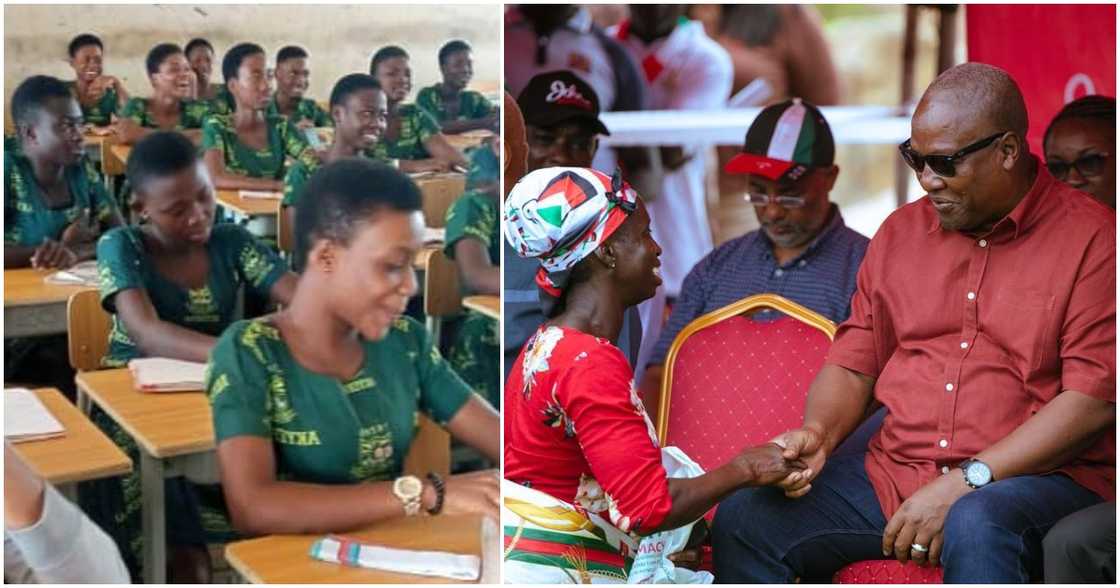 John Mahama has promised to fix the challenges with the Free SHS.