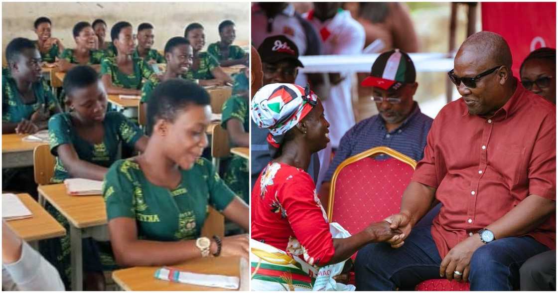 John Mahama has promised to fix the challenges with the Free SHS. John Mahama has promised to fix the challenges with the Free SHS.