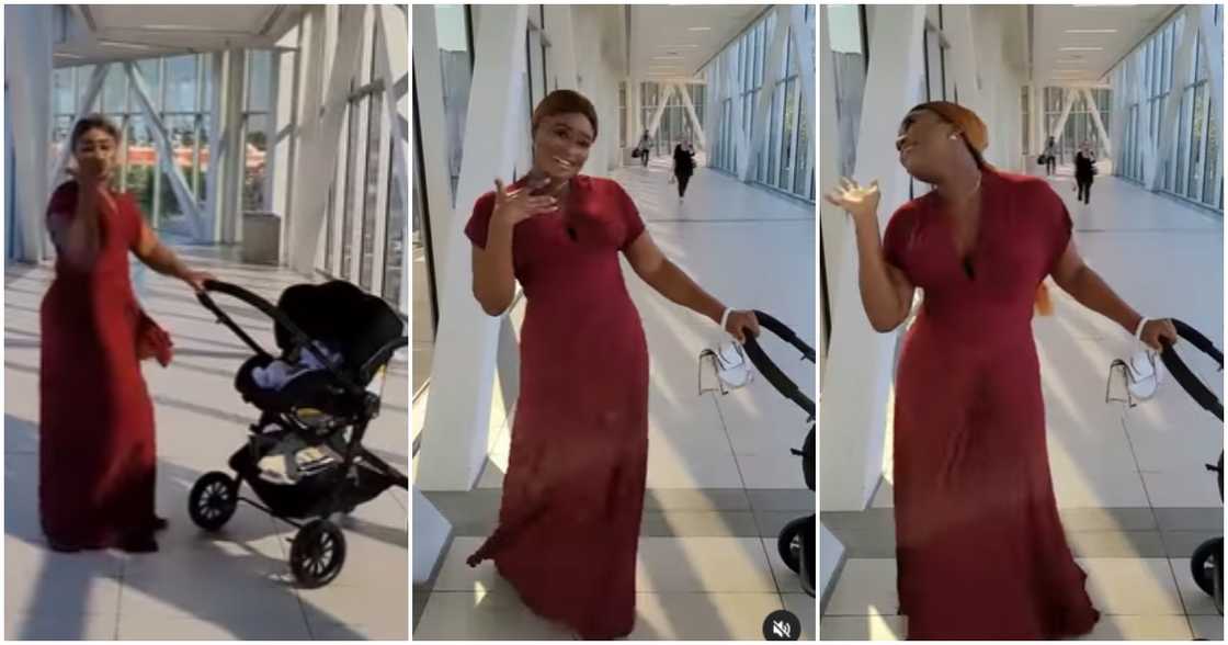 Christabel Ekeh & baby Christabel Ekeh & baby