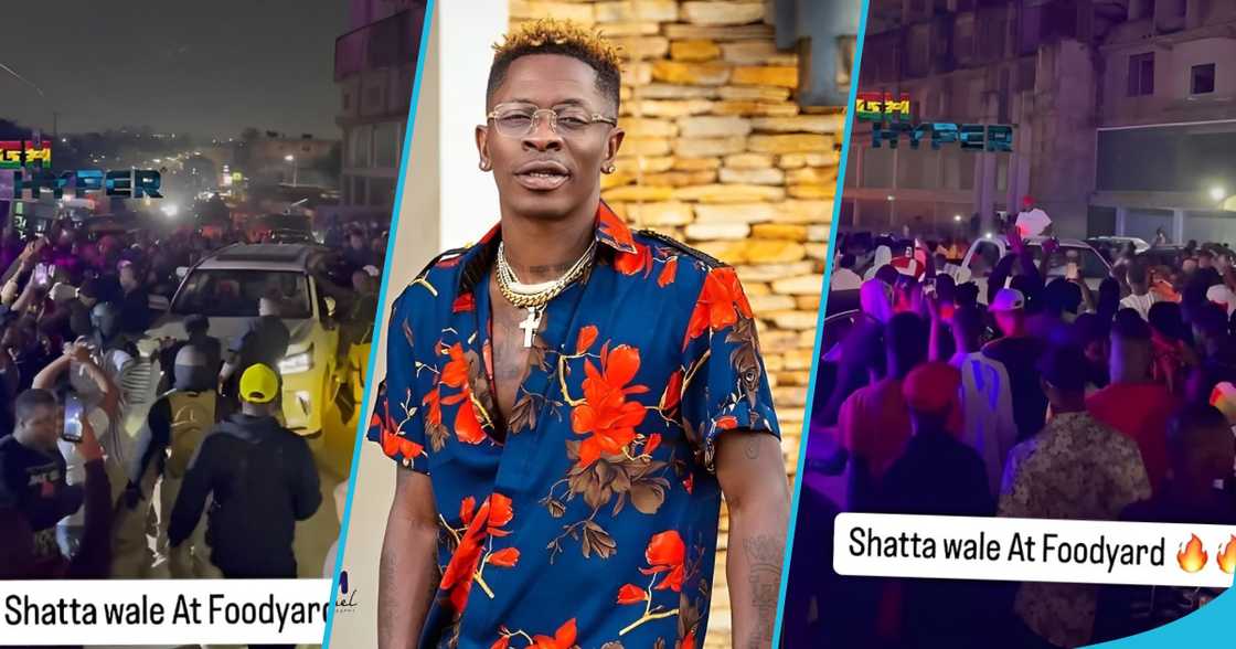 Shatta Wale, Large Crowd Hit The Streets To Welcome Musician