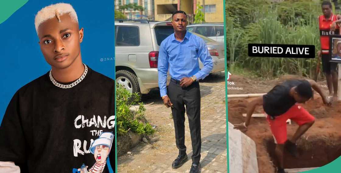 Nigerian man shares why he actually buried himself alive for 24 hours