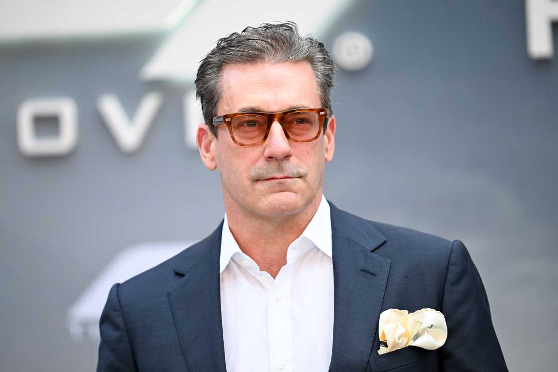 Jon Hamm at the "F1" New York Premiere. Jon Hamm at the "F1" New York Premiere.