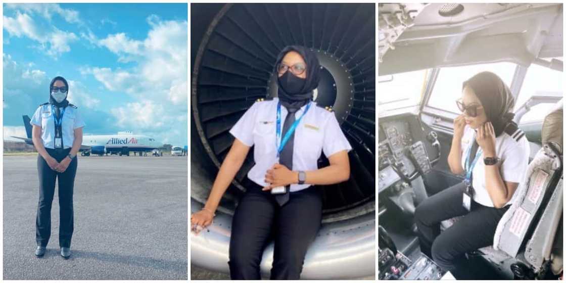 Maira Bashir El-Kanemi: Nigerian Woman who Started Flying Aircraft at 17 and Became a Qualified Pilot at 18