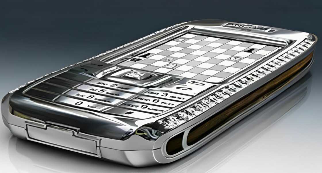 Diamond Crypto Smartphone on display Diamond Crypto Smartphone on display