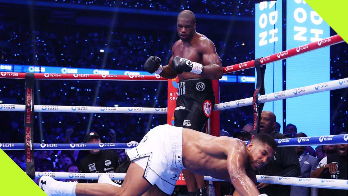 Anthony Joshua suffered a defeat against Daniel Dubois