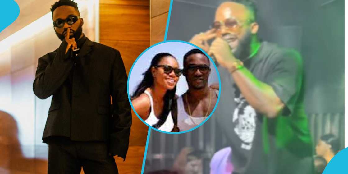 Yvonne Nelson's ex, Iyanya, caught on camera performing at a small nightclub in Accra Yvonne Nelson's ex, Iyanya, caught on camera performing at a small nightclub in Accra