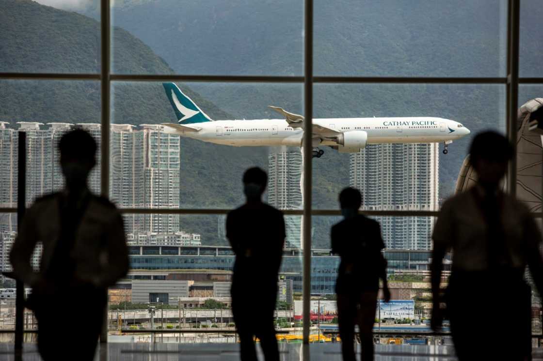 Cathay Pacific is still struggling as Hong Kong keeps some Covid curbs in place and does not expect to return to pre-pandemic passenger levels for about two years Cathay Pacific is still struggling as Hong Kong keeps some Covid curbs in place and does not expect to return to pre-pandemic passenger levels for about two years