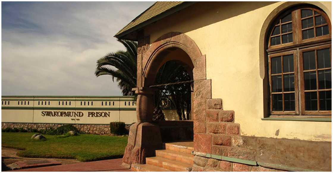 The compound of the prison The compound of the prison