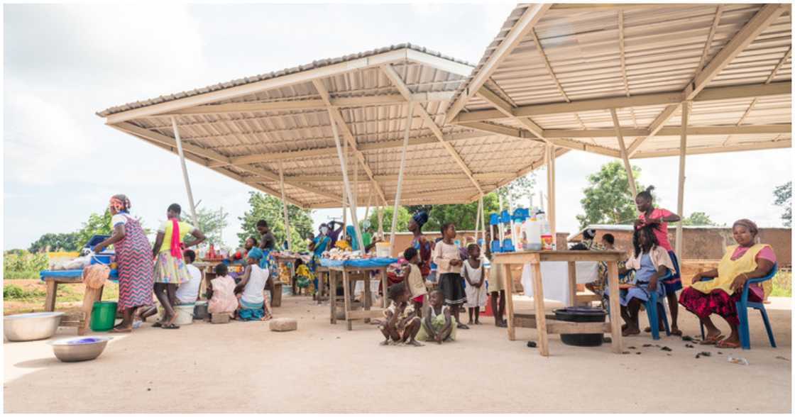 The new market in Guabuliga The new market in Guabuliga