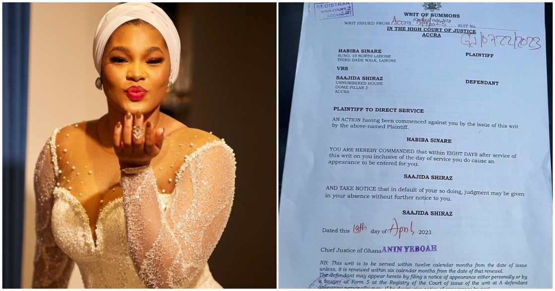 Habiba Sinare sues a blogger Habiba Sinare sues a blogger