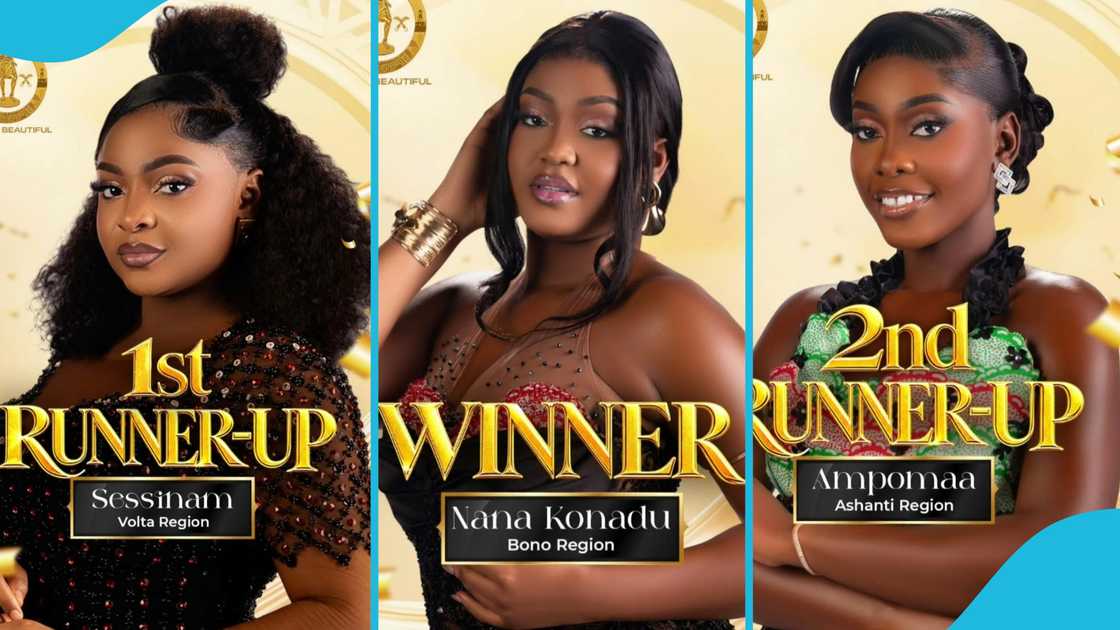 Ghana’s Most Beautiful 2026 winner, GMB 2026 finalists, Nana Konadu 2026 GMB, GMB 2026 prizes, Ghana’s Most Beautiful runners-up, 2026 GMB, Sessinam 2026 GMB, Ampomaa 2026 GMB, Lamiley 2026 GMB, Tiwaa GMB 2026, Nana Konadu wins 2026 GMB