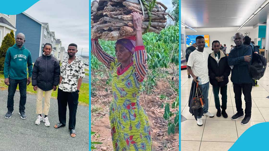 Peter Bawuah, Ghanaian in Canada, Ghanaian parents, Farmers, Parents abroad, Parents in Canada, Giving parents a treat, First time travelling. Peter Bawuah, Ghanaian in Canada, Ghanaian parents, Farmers, Parents abroad, Parents in Canada, Giving parents a treat, First time travelling.