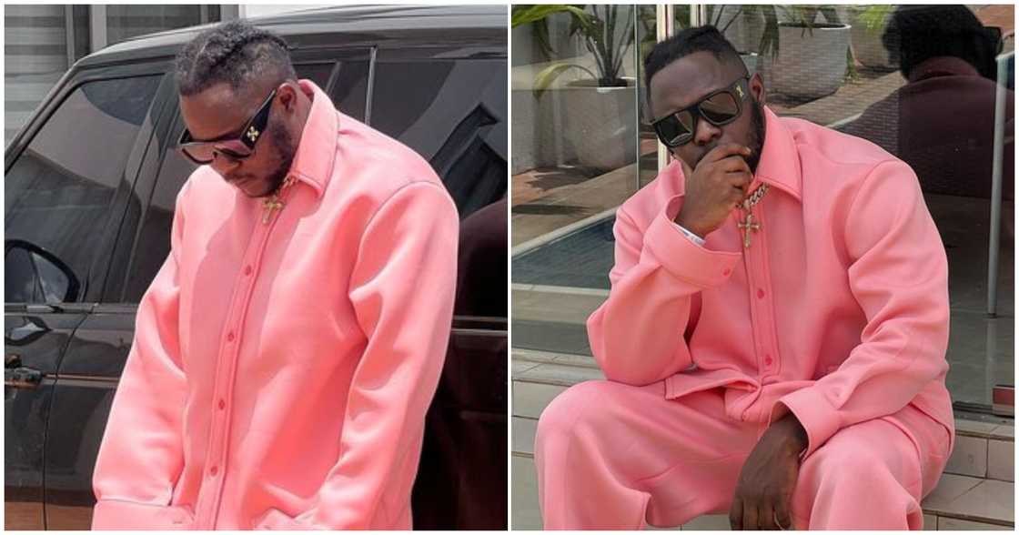 Medikal celebrates 29th birthday in hot pink attire