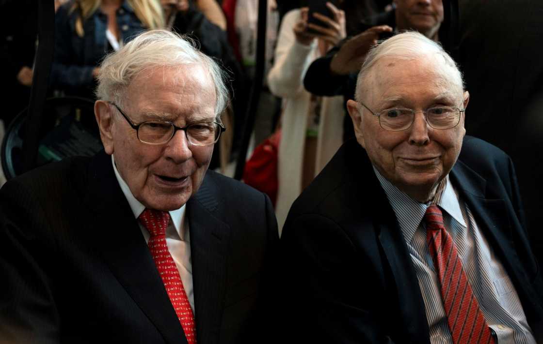 Charlie Munger (R) passed away at the age of 99, Berkshire Hathaway said Charlie Munger (R) passed away at the age of 99, Berkshire Hathaway said
