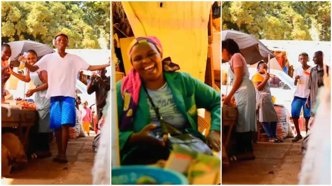 Many laughed in the market. Many laughed in the market.