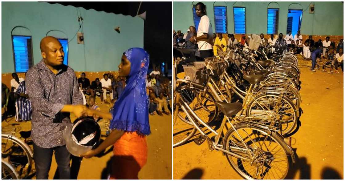 Okudzeto Ablakwa Donating Bicycles And Helmets To Female Muslim Students Okudzeto Ablakwa Donating Bicycles And Helmets To Female Muslim Students