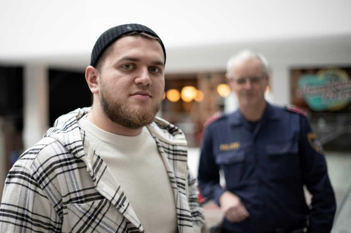 Ahmad said he faced hostility from the Austrian police Ahmad said he faced hostility from the Austrian police