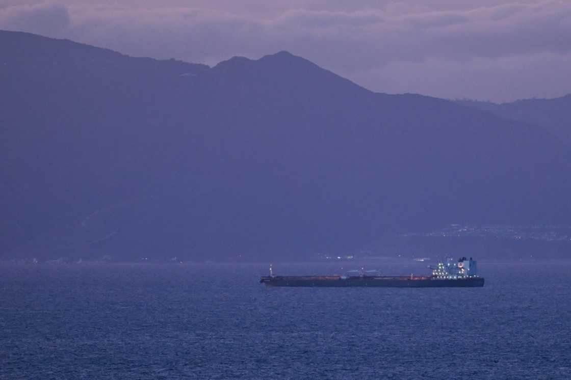 An oil tanker seen off shore in the Pacific Ocean along the Los Angeles area coastline in the Santa Monica Bay as seen from Palos Verdes Estates, California on March 6, 2023 An oil tanker seen off shore in the Pacific Ocean along the Los Angeles area coastline in the Santa Monica Bay as seen from Palos Verdes Estates, California on March 6, 2023