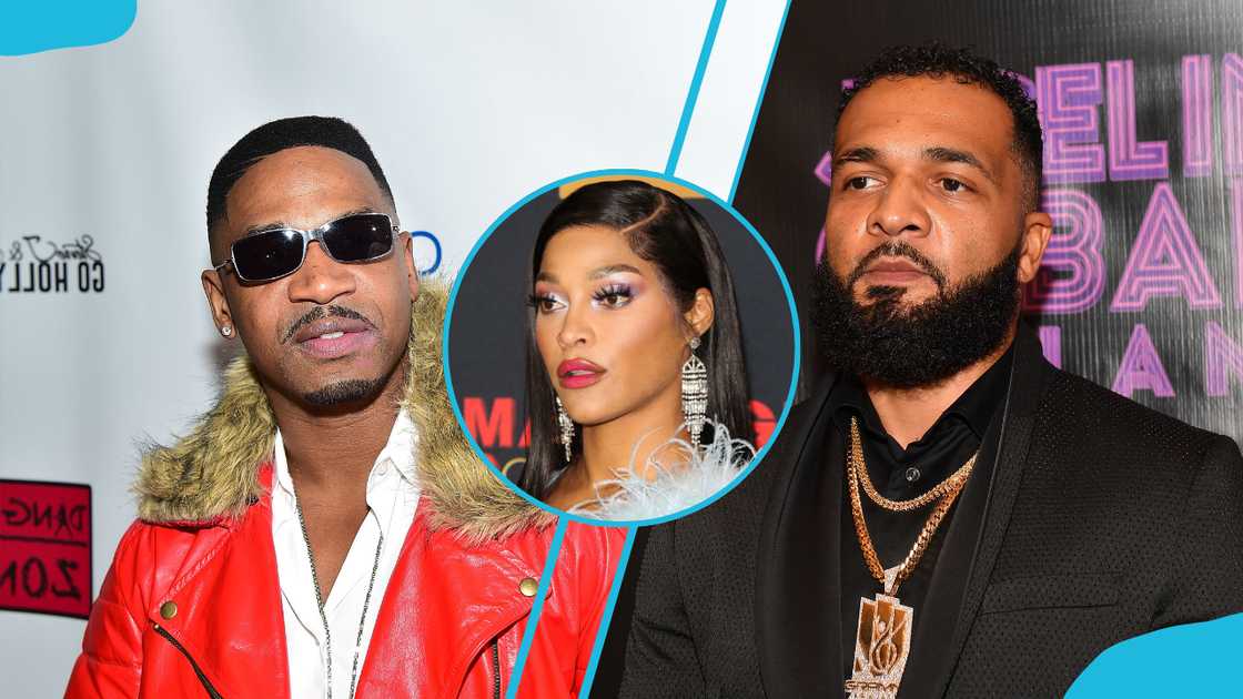 Stevie J (L), Joseline Hernandez (M), and Balistic Beats (R) Stevie J (L), Joseline Hernandez (M), and Balistic Beats (R)