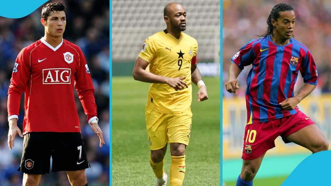 Jordan Ayew revealed that Cristiano Ronaldo and Ronaldinho Gaúcho were his childhood idols. Jordan Ayew revealed that Cristiano Ronaldo and Ronaldinho Gaúcho were his childhood idols.