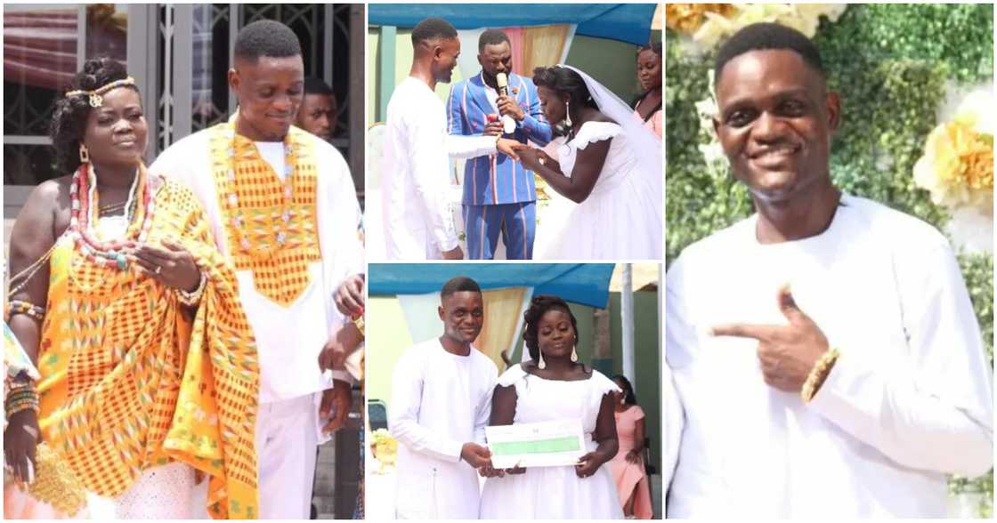 Photos of Lovia and her husband. Photos of Lovia and her husband.