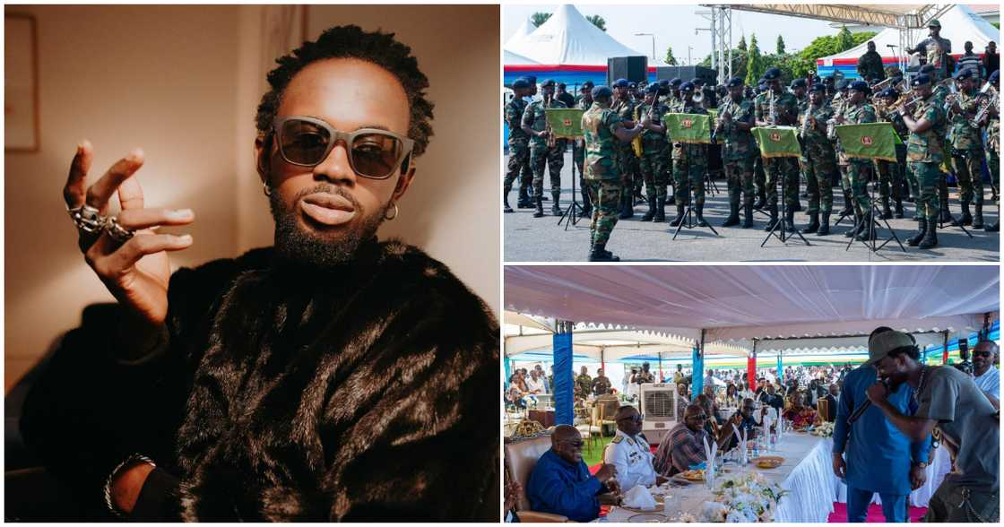 Black Sherif performs for GAF Black Sherif performs for GAF