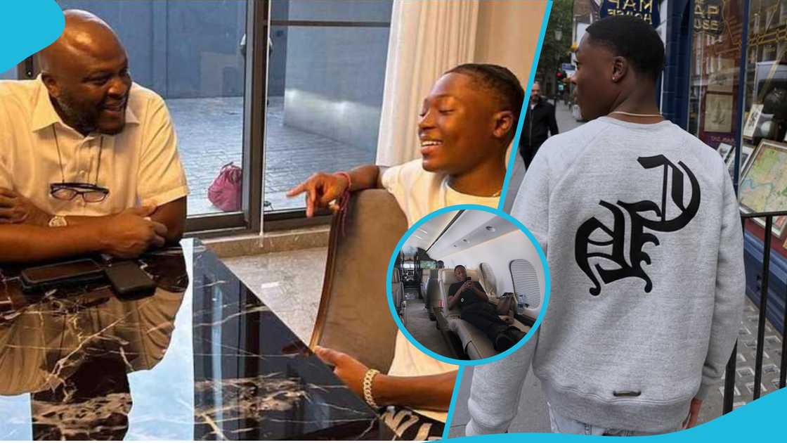 Ibrahim Mahama. Ibrahim Mahama's Son, Ibrahim Mahama Jnr, Dzata Jet, Instagram photos