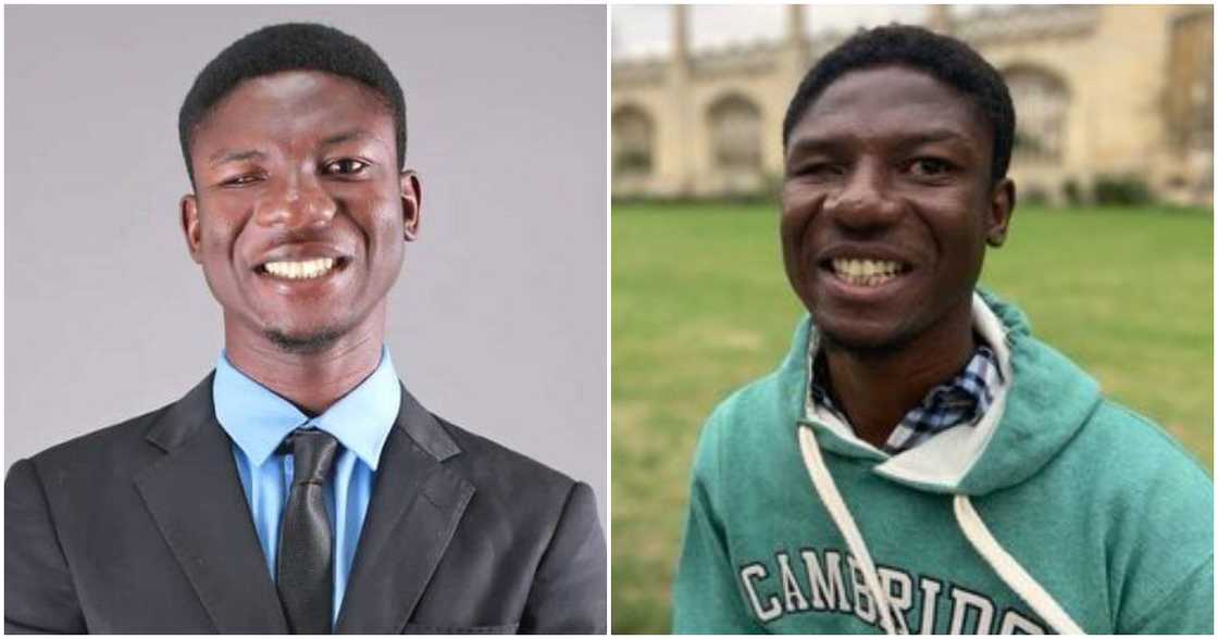 Visually impaired Ghanaian studying for his PhD. Visually impaired Ghanaian studying for his PhD.